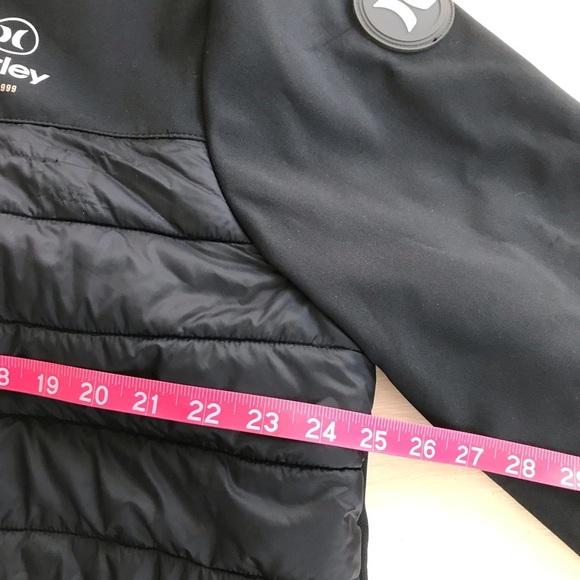 NWT Hurley Men's Wind Proof 3 Layer Fabric Technology Jacket, Black sz XL - Picture 6 of 9
